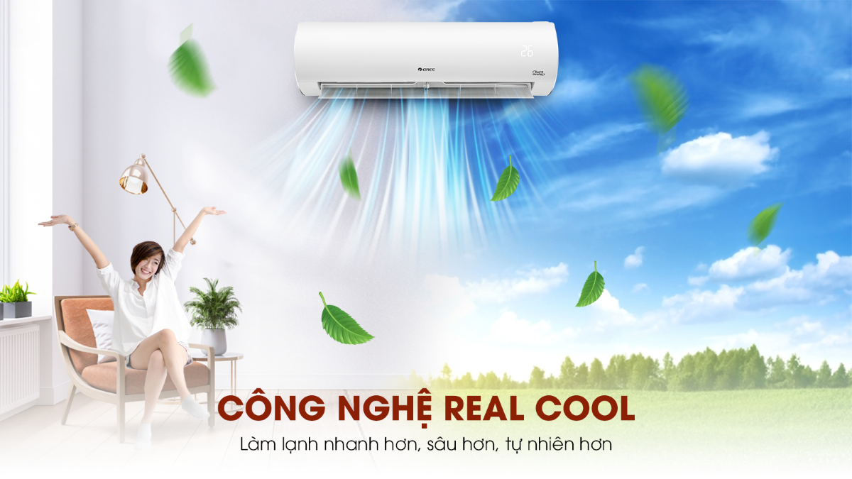 ĐIỀU HÒA GREE 1 CHIỀU INVERTER 9000BTU GWC09FB-K6D9A1W 8